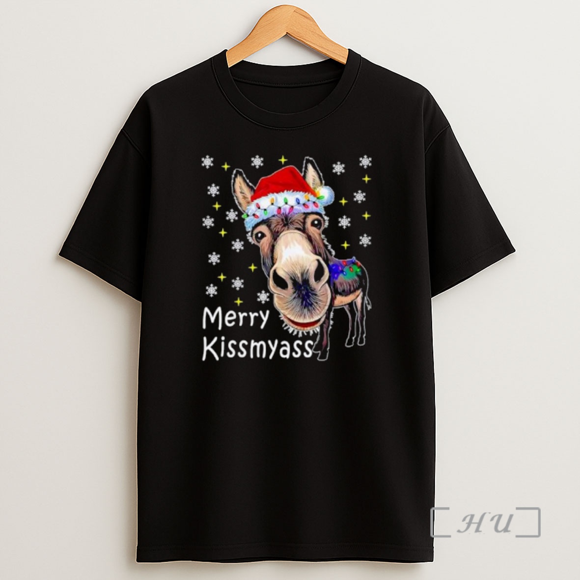 Officials Merry Kissmyass Donkey Funny Christmas Ornaments Shirt Sweatshirt Tee