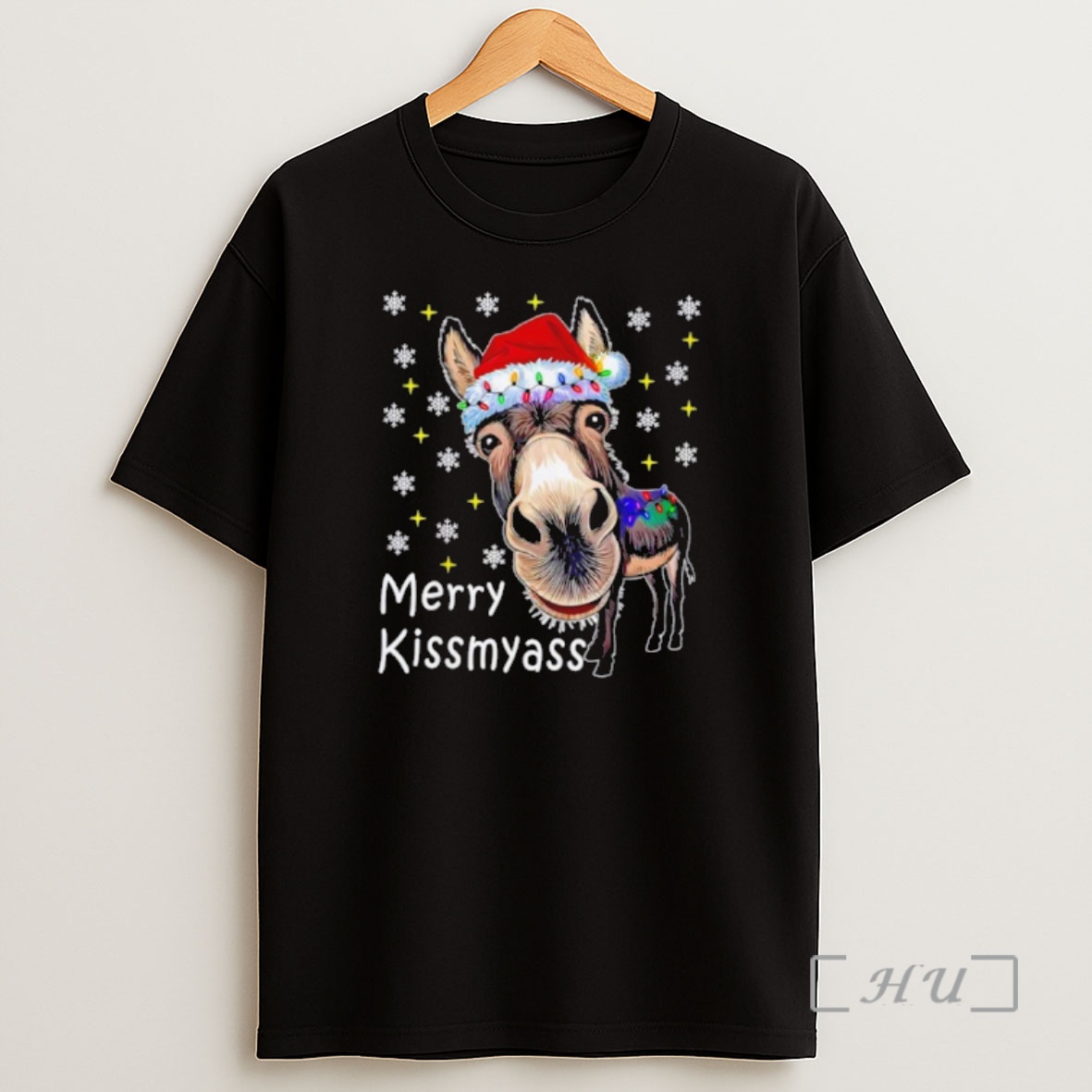 Officials Merry Kissmyass Donkey Funny Christmas Premium Shirt Sweatshirt Tee
