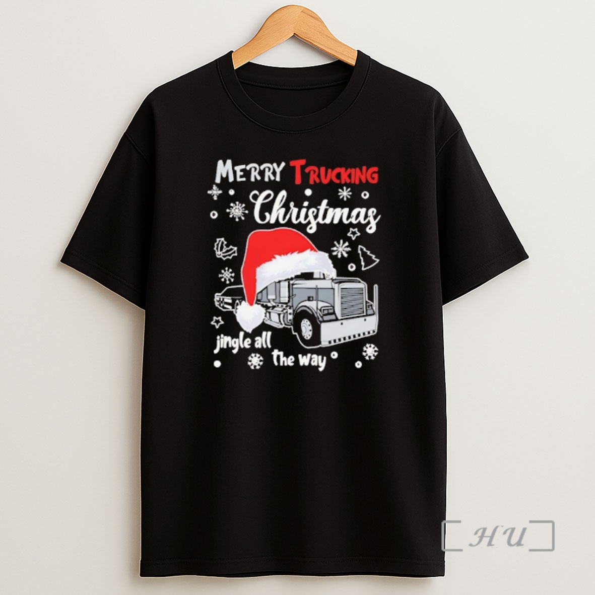 Officials Merry Trucking Christmas Jingle All The Way Shirt Sweatshirt Tee