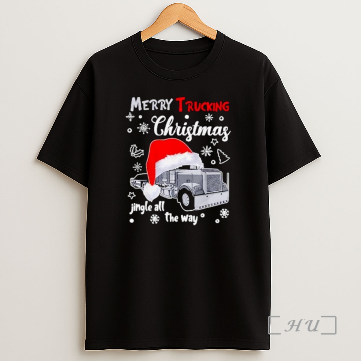 Officials Merry Trucking Christmas Jingle All The Way Ornaments Shirt Sweatshirt Tee