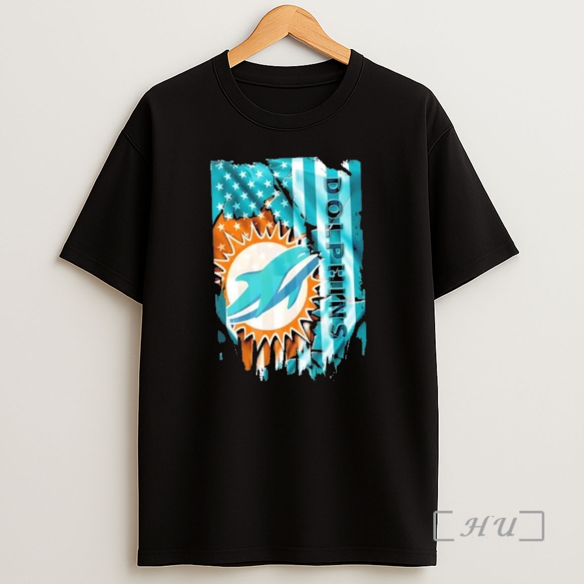 Officials Miami Dolphins Football X American Flag Shirt Sweatshirt Tee