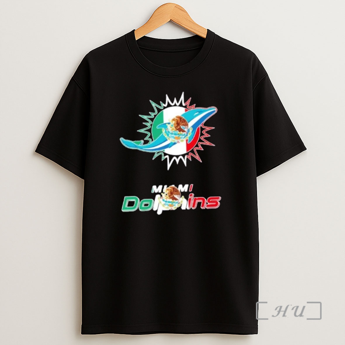Officials Miami Dolphins Football X Mexican Flag Logo Premium Shirt Sweatshirt Tee