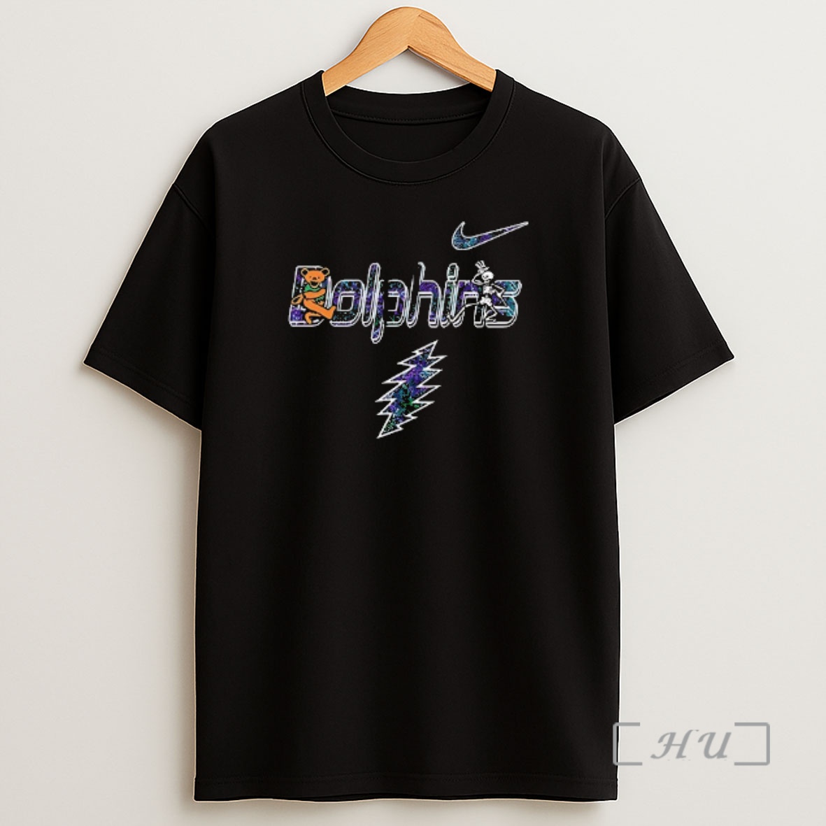 Officials Miami Dolphins X Grateful Dead Logo Parody Premium Shirt Sweatshirt Tee