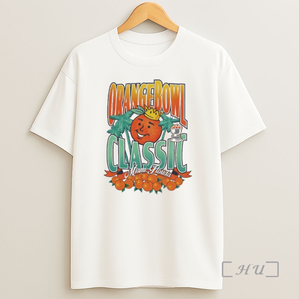 Officials Miami Floria Orange Bowl Graphic Retro Shirt Sweatshirt Tee
