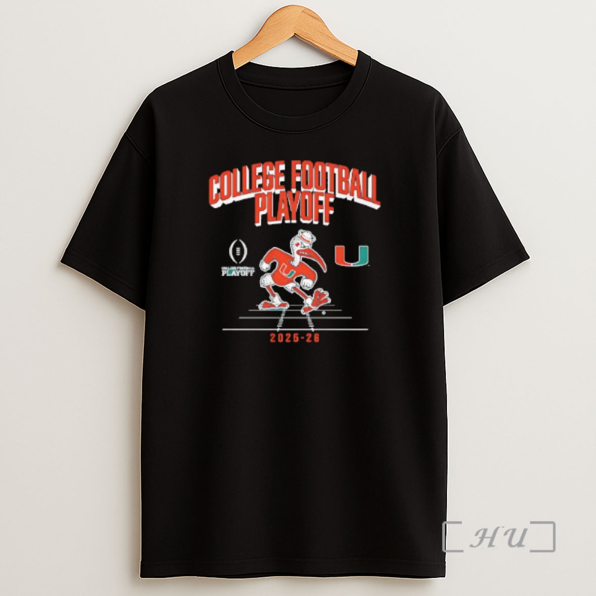 Officials Miami Hurricanes 2025 26 Cfp Mascot Shirt Sweatshirt Tee