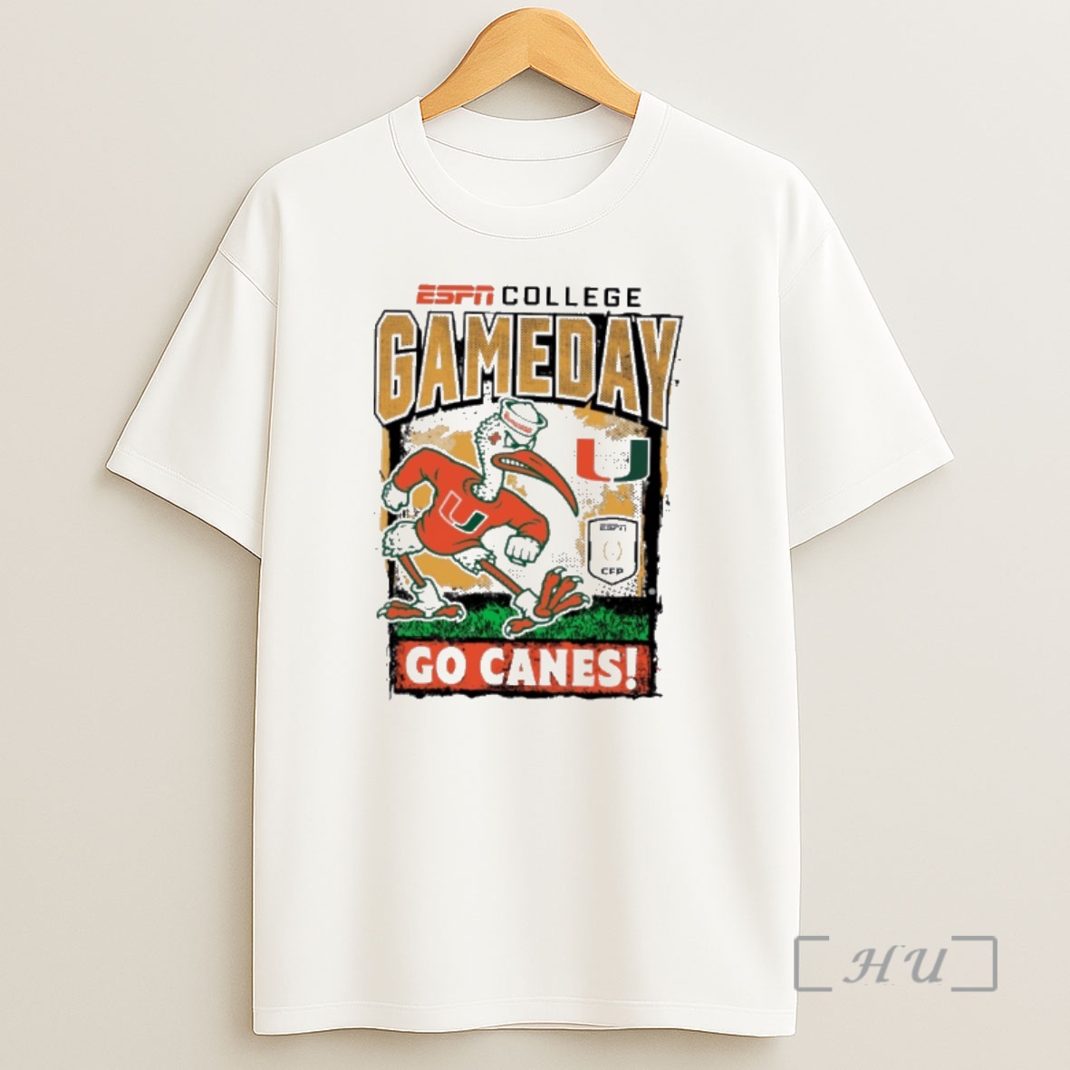 Officials Miami Hurricanes 2025 26 Cfp College Gameday Mascot Go Canes Shirt Sweatshirt Tee