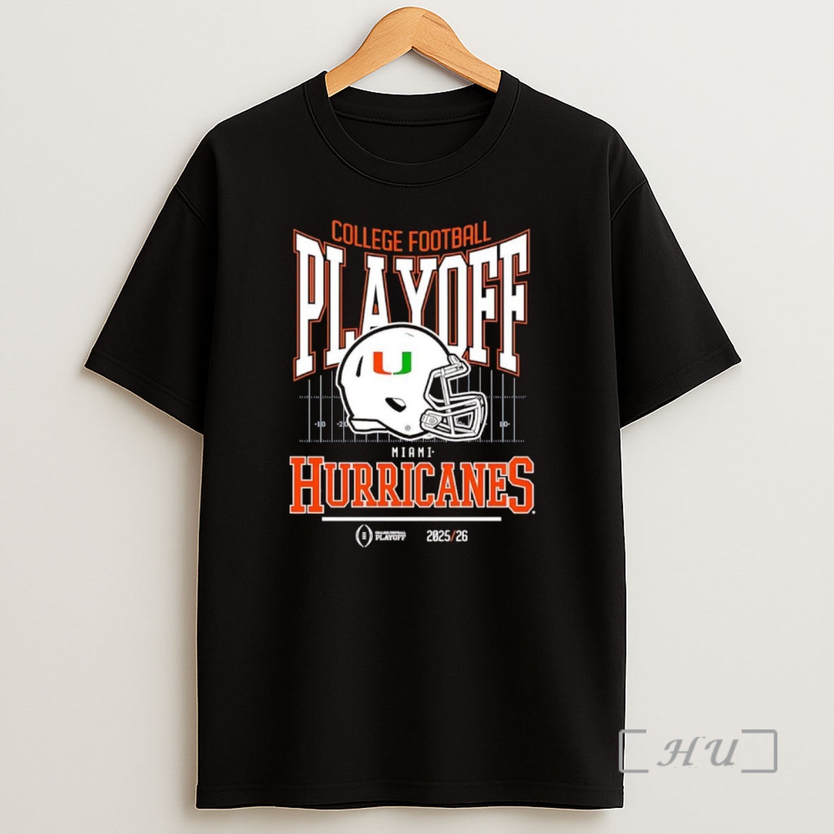 Officials Miami Hurricanes 2025 26 College Football Playoff Cfp Helmet Premium Shirt Sweatshirt Tee