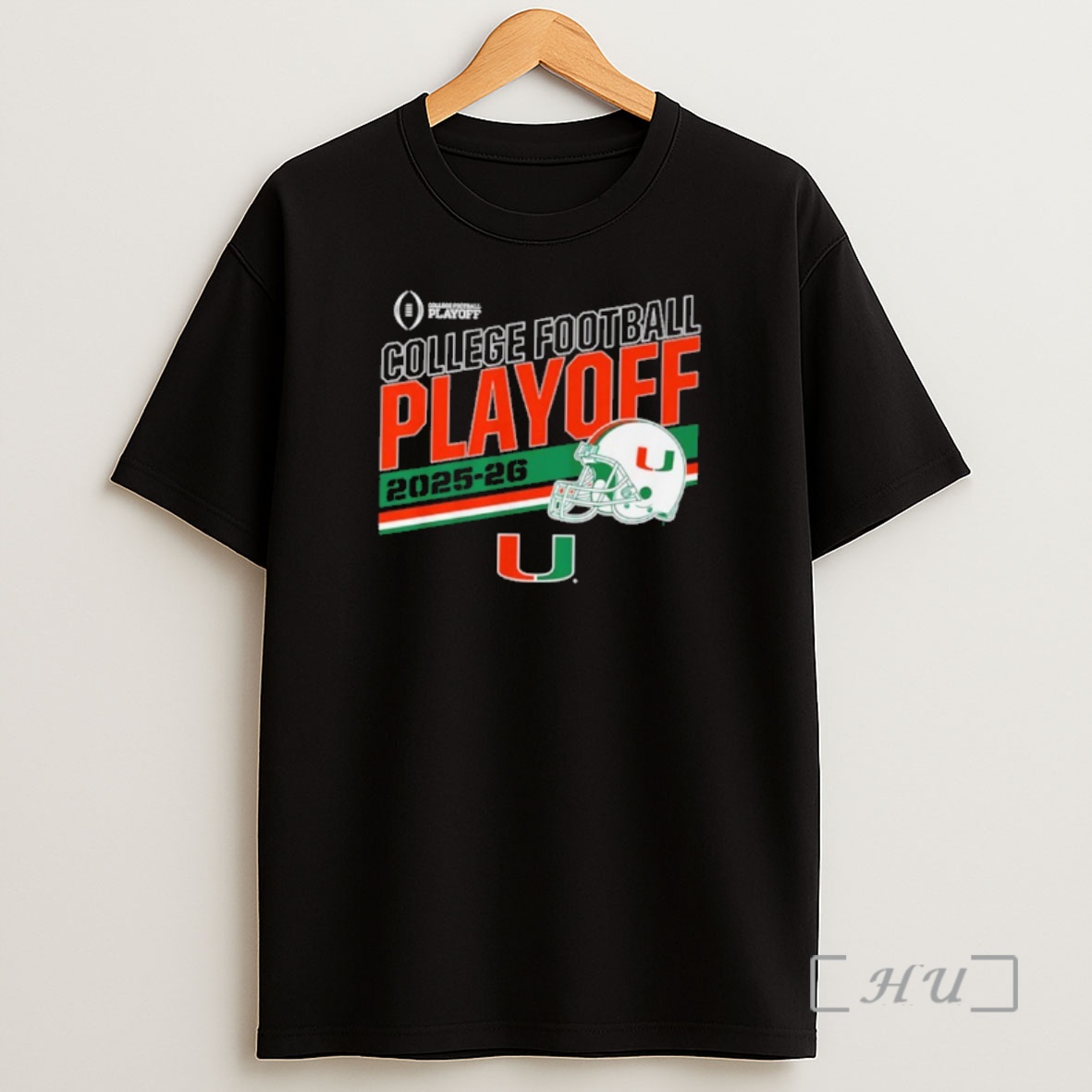 Officials Miami Hurricanes 2025 Cfb Playoff Stripe Premium Shirt Sweatshirt Tee