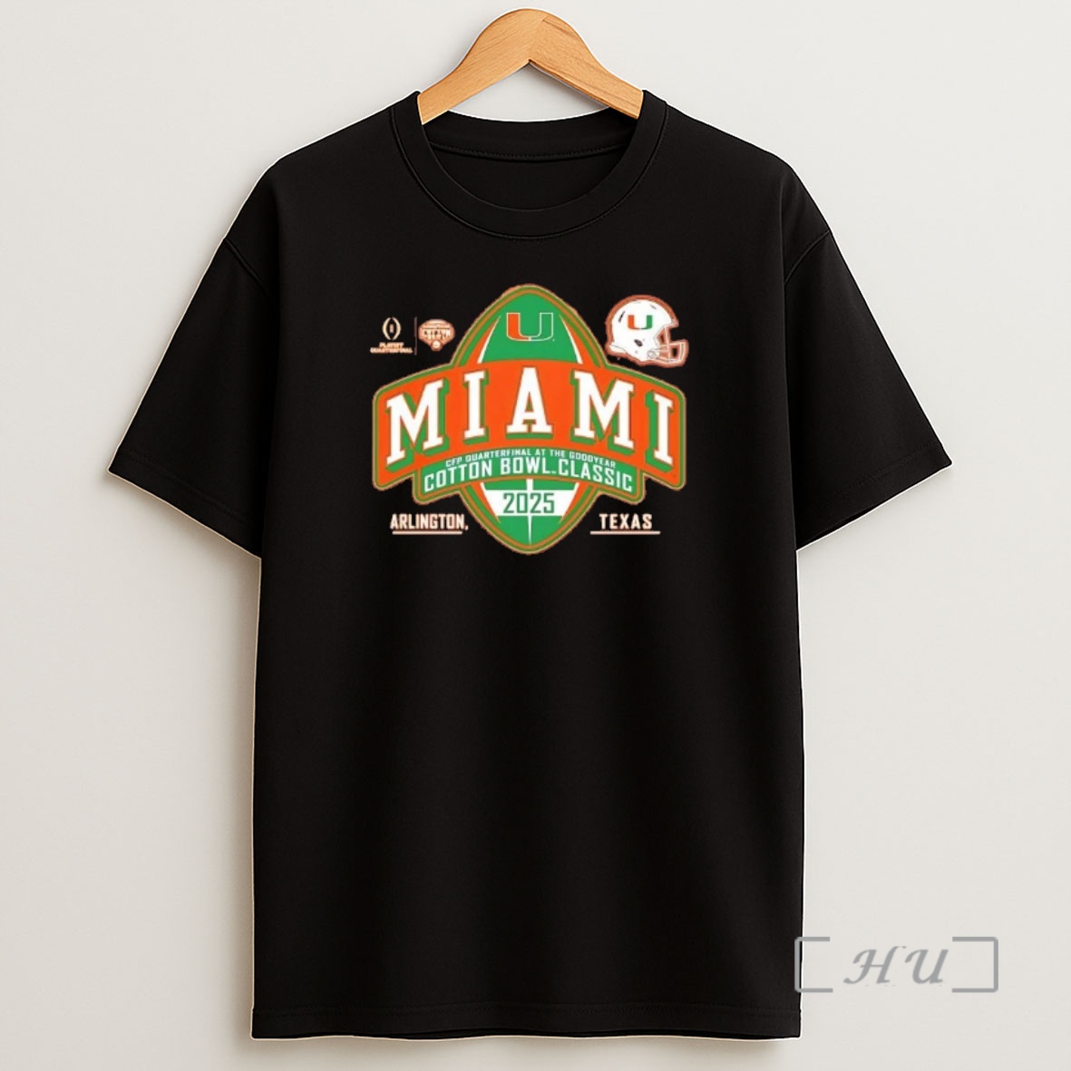 Officials Miami Hurricanes 2025 Cfp Quarterfinal Cotton Bowl Classic Shirt Sweatshirt Tee