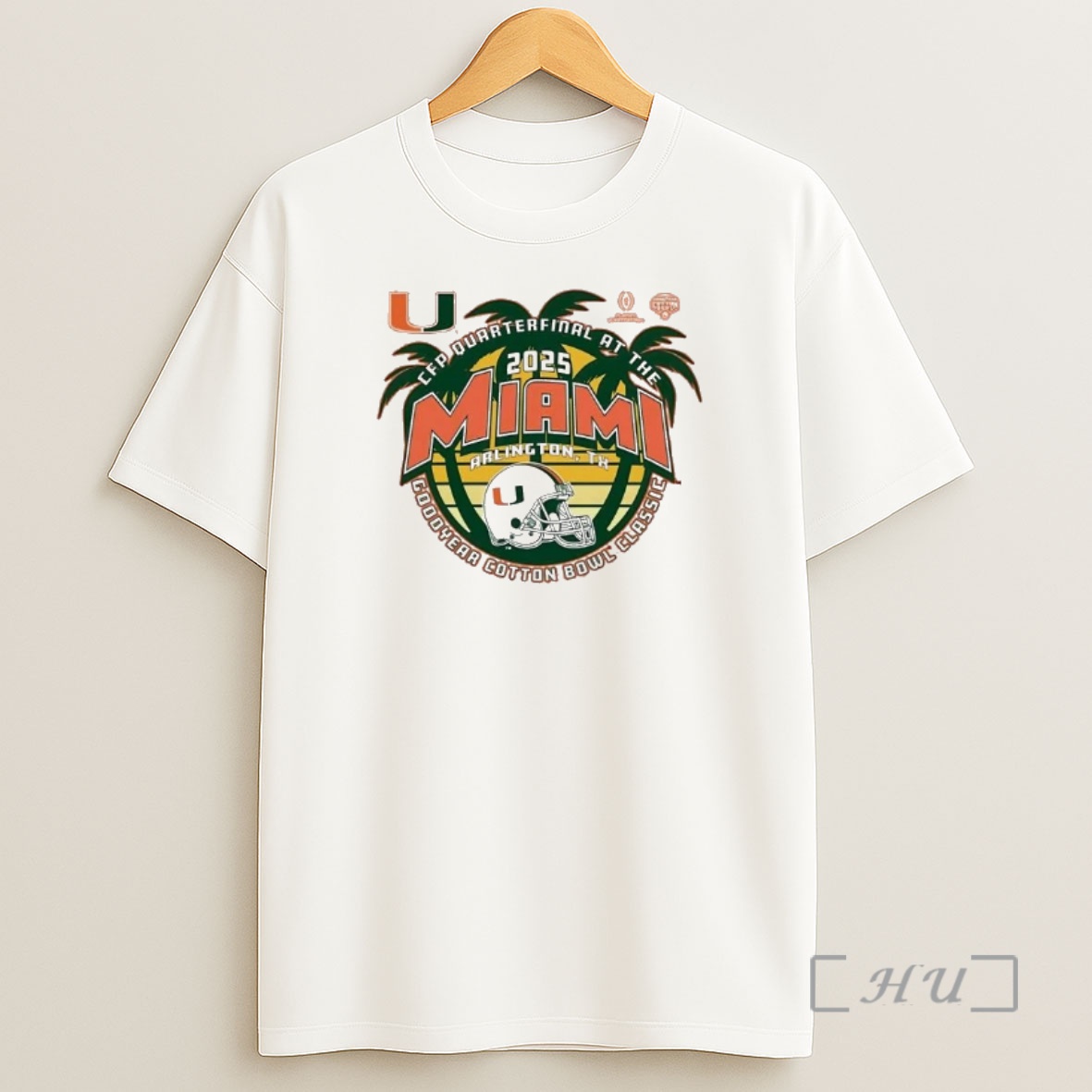 Officials Miami Hurricanes 2025 Cfp Quarterfinal Goodyear Cotton Bowl Classic Shirt Sweatshirt Tee