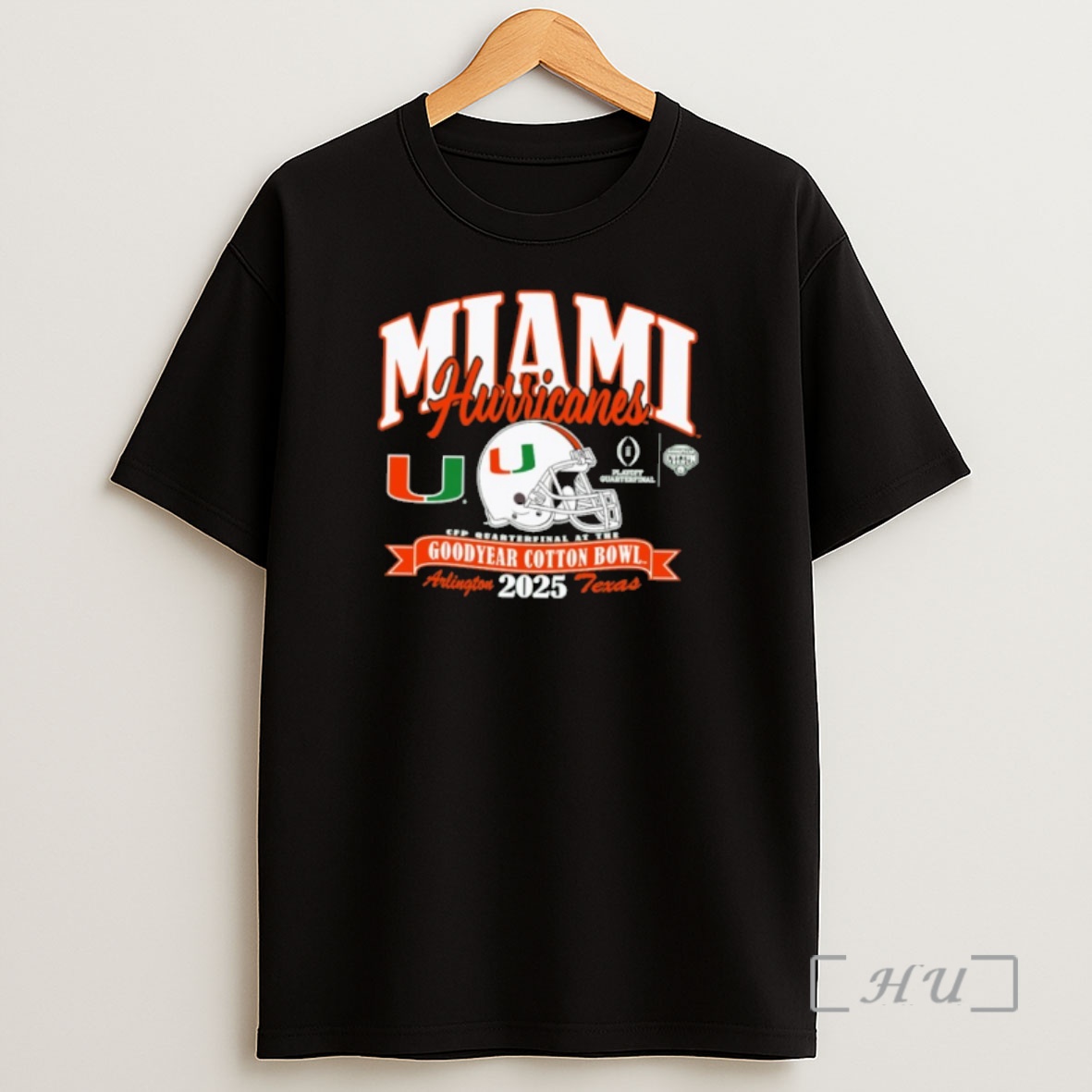 Officials Miami Hurricanes College Football Playoff 2025 Goodyear Cotton Bowl Helmet Shirt Sweatshirt Tee