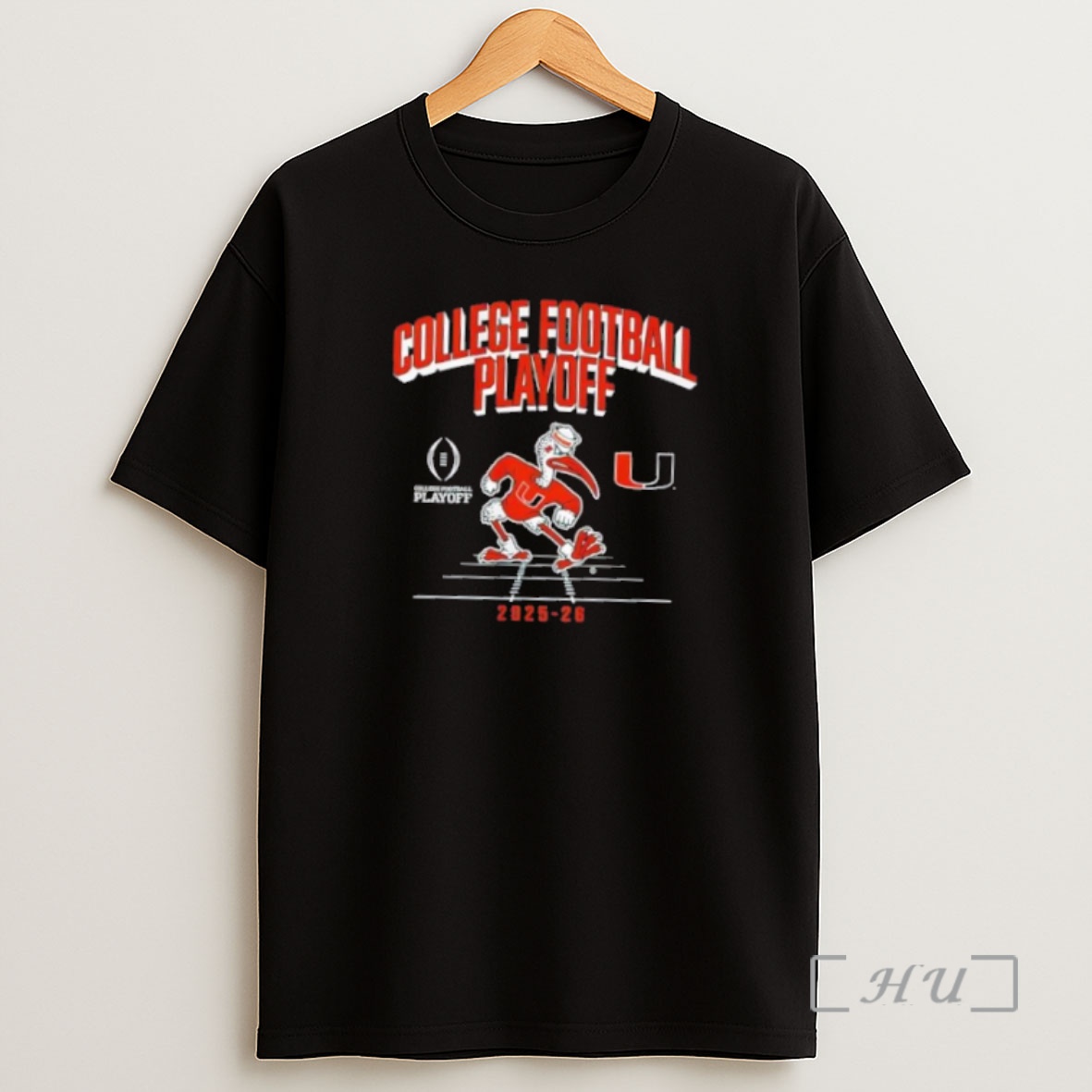 Officials Miami Hurricanes Football 2025 26 Cfb Playoff Mascot Shirt Sweatshirt Tee