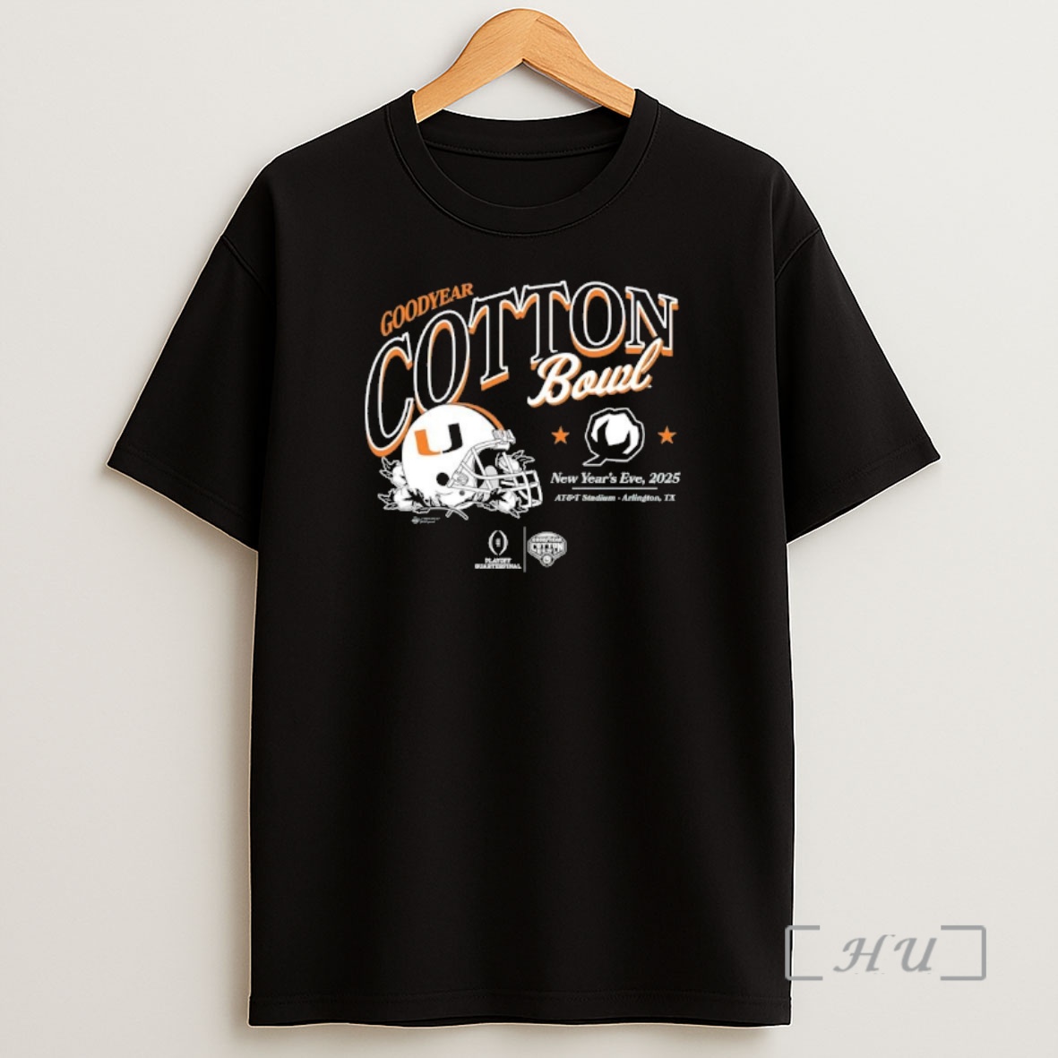 Officials Miami Hurricanes Football 2025 Goodyear Cotton Bowl Helmet Shirt Sweatshirt Tee