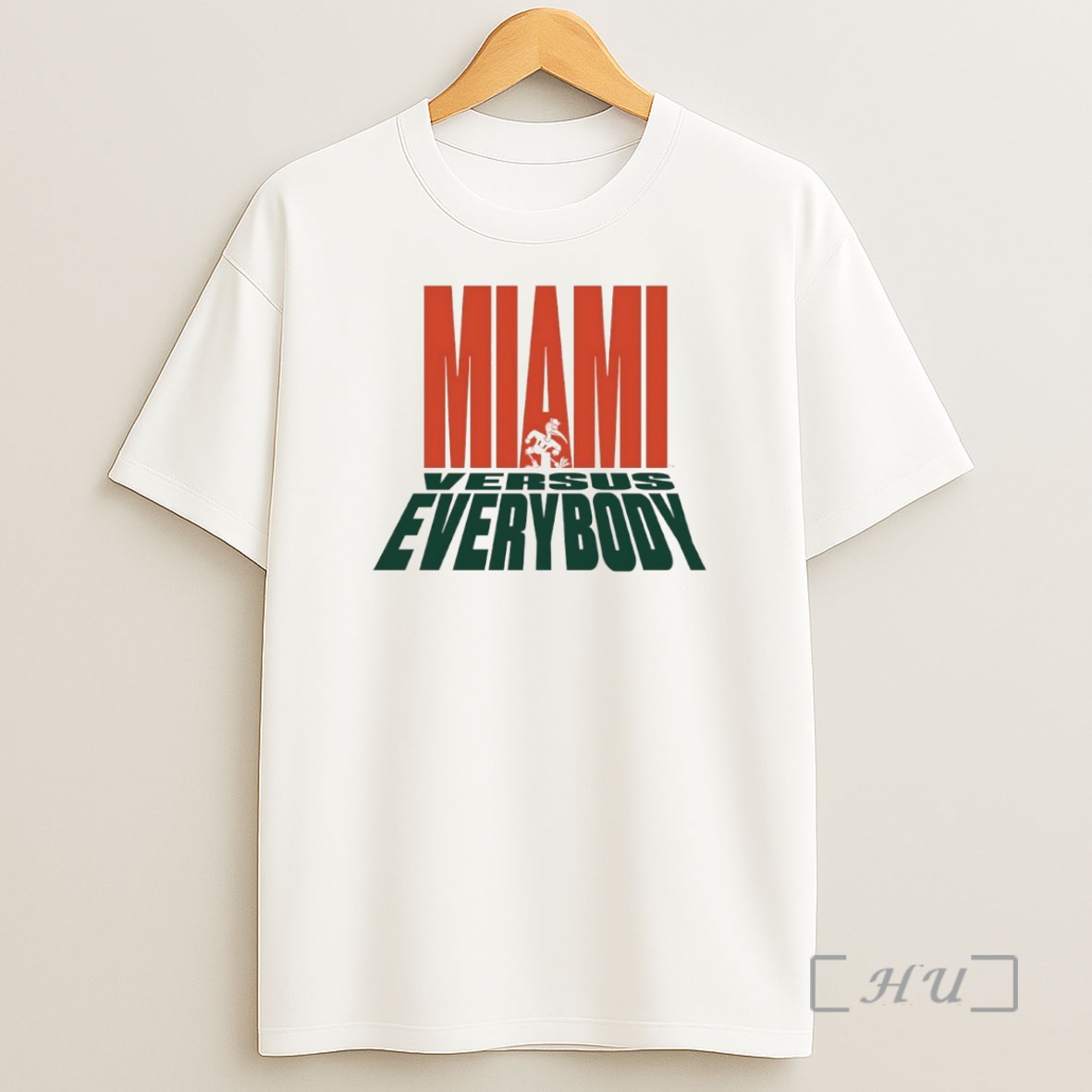 Officials Miami Hurricanes Miami Vs Everybody Circle Shirt Sweatshirt Tee