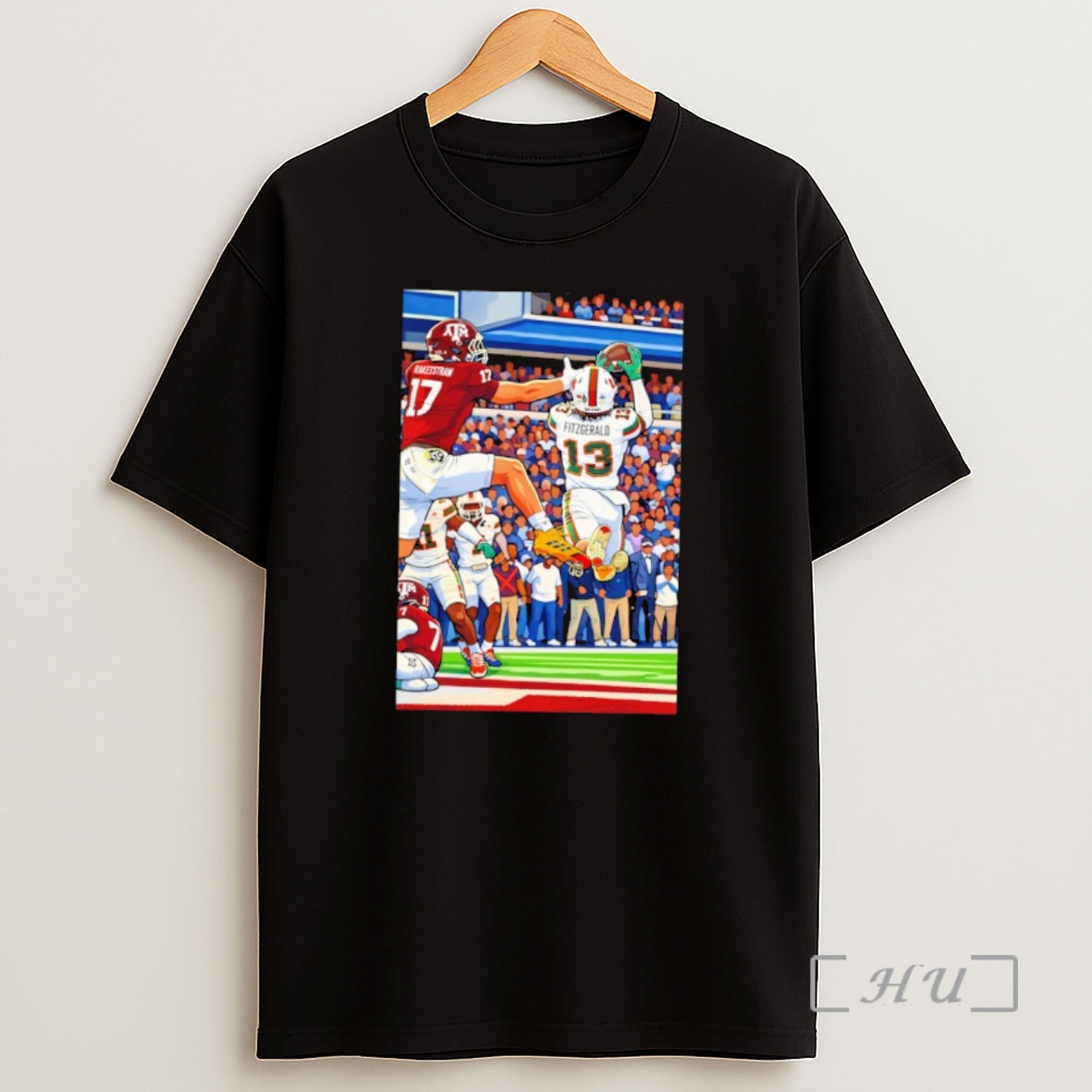 Officials Miami Hurricanes Vs Texas Am College Football Game Fitzgerald 13 Rakestraw 17 Shirt Sweatshirt Tee 1