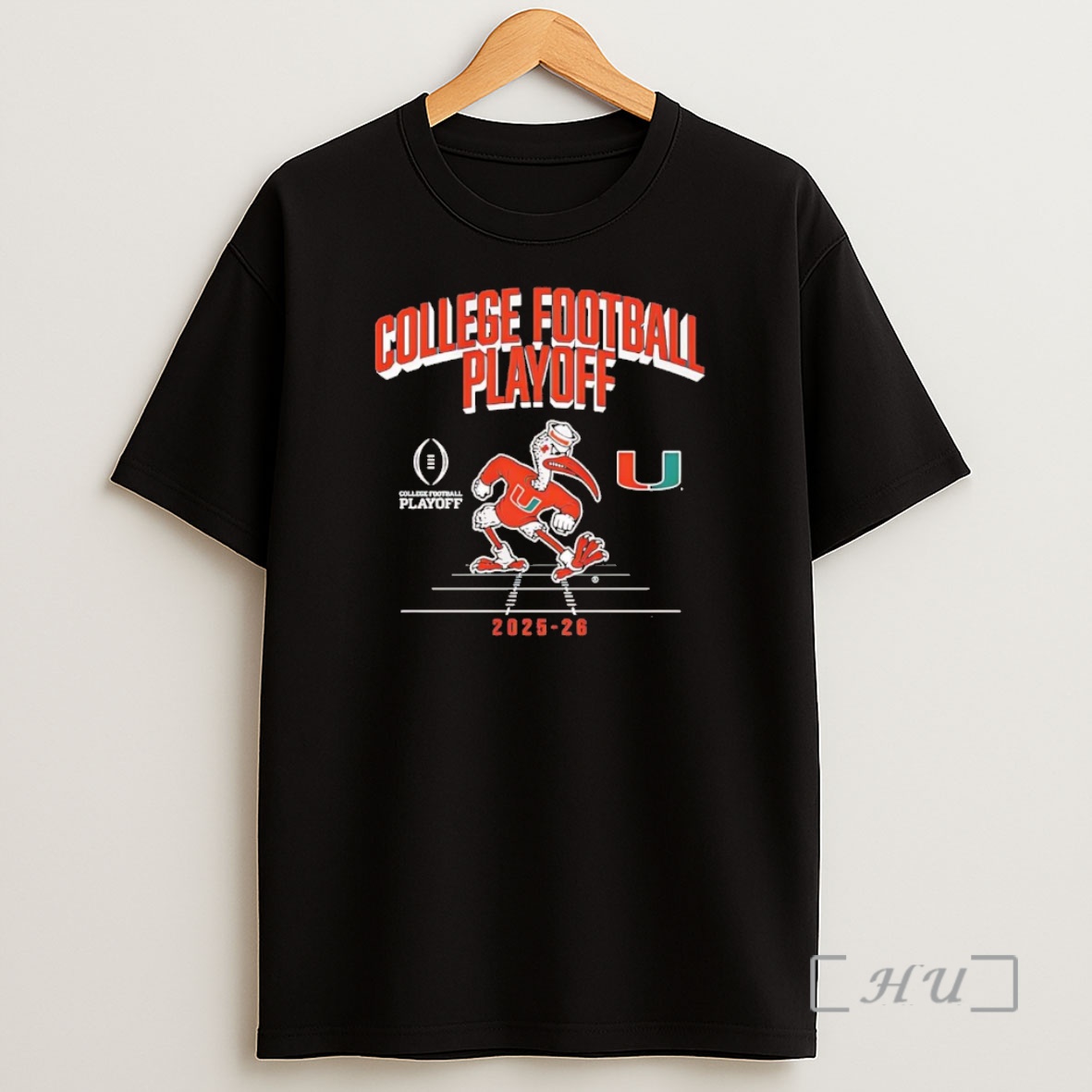 Officials Miami Hurricanes Mascot 2025 College Football Playoff Chriast Shirt Sweatshirt Tee