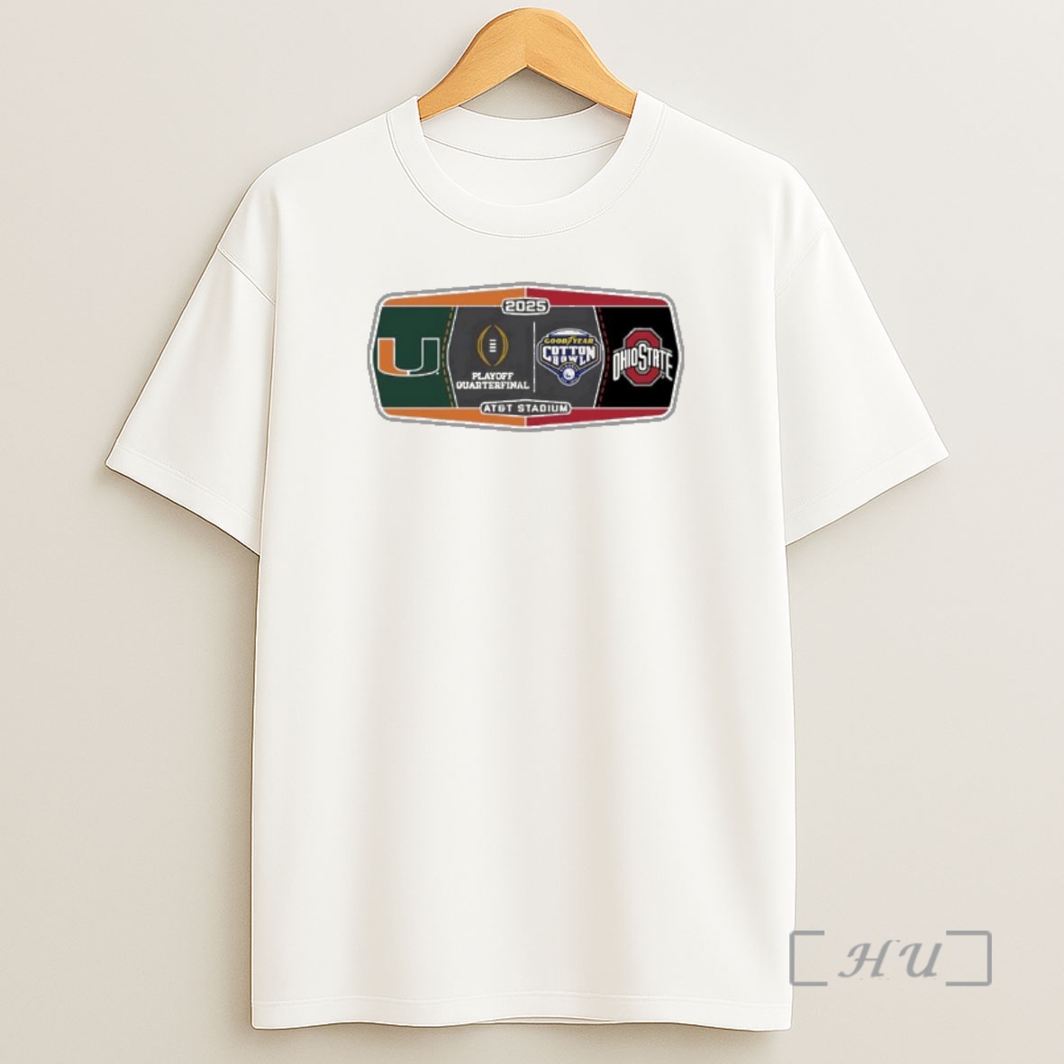 Officials Miami Hurricanes Vs Ohio State Buckeyes 2025 Goodyear Cotton Bowl Shirt Sweatshirt Tee