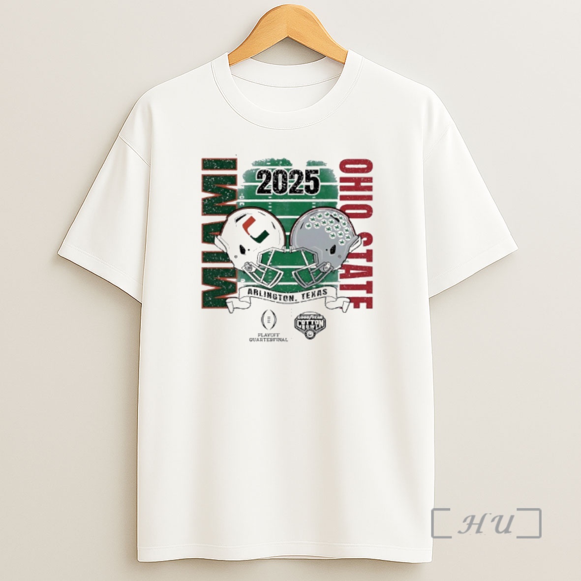 Officials Miami Hurricanes Vs Ohio State Buckeyes Cfp Goodyear Cotton Bowl Arlington Texas Shirt Sweatshirt Tee
