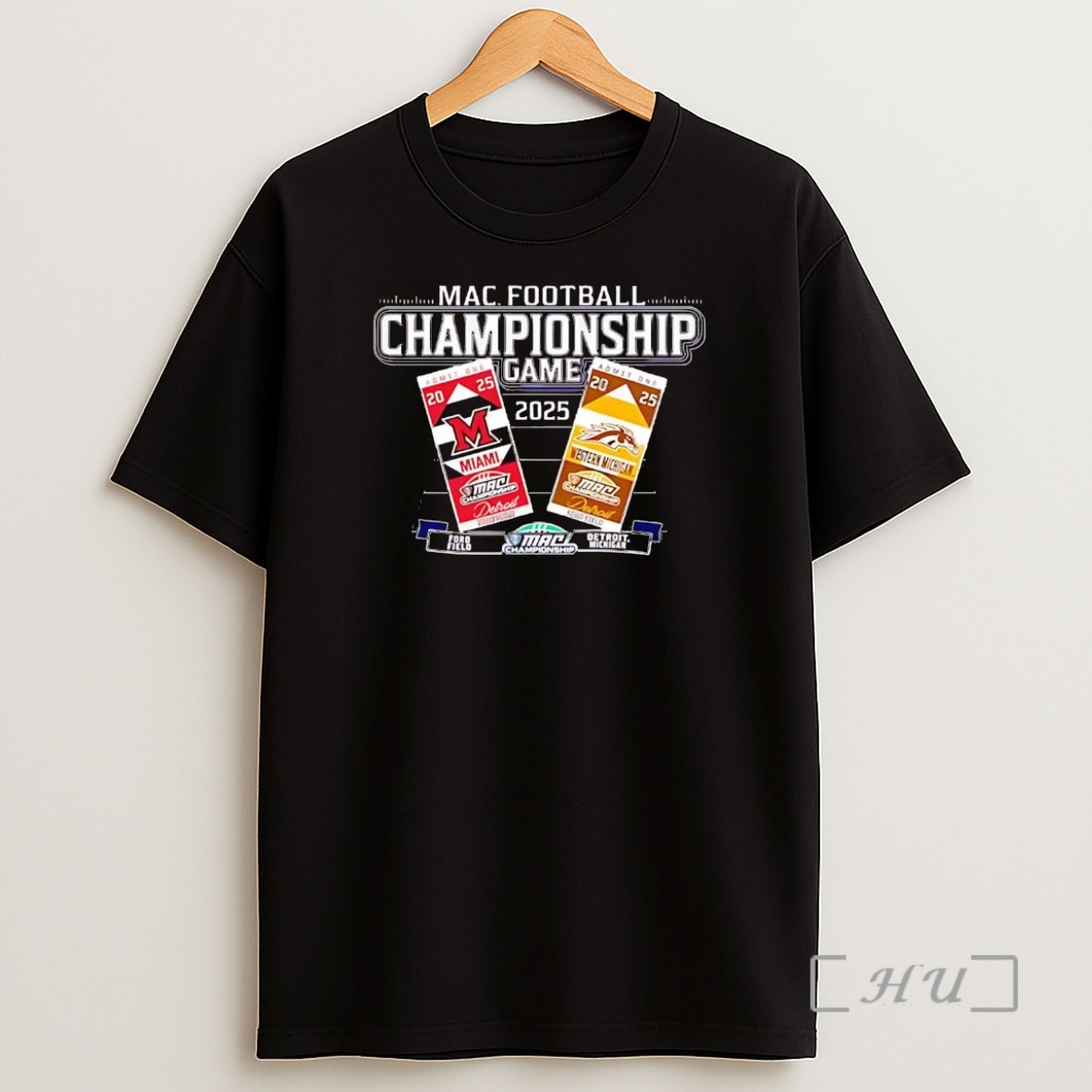 Officials Miami Redhawks Vs Western Michigan Broncos 2025 Mac Championship Game Premium Shirt Sweatshirt Tee