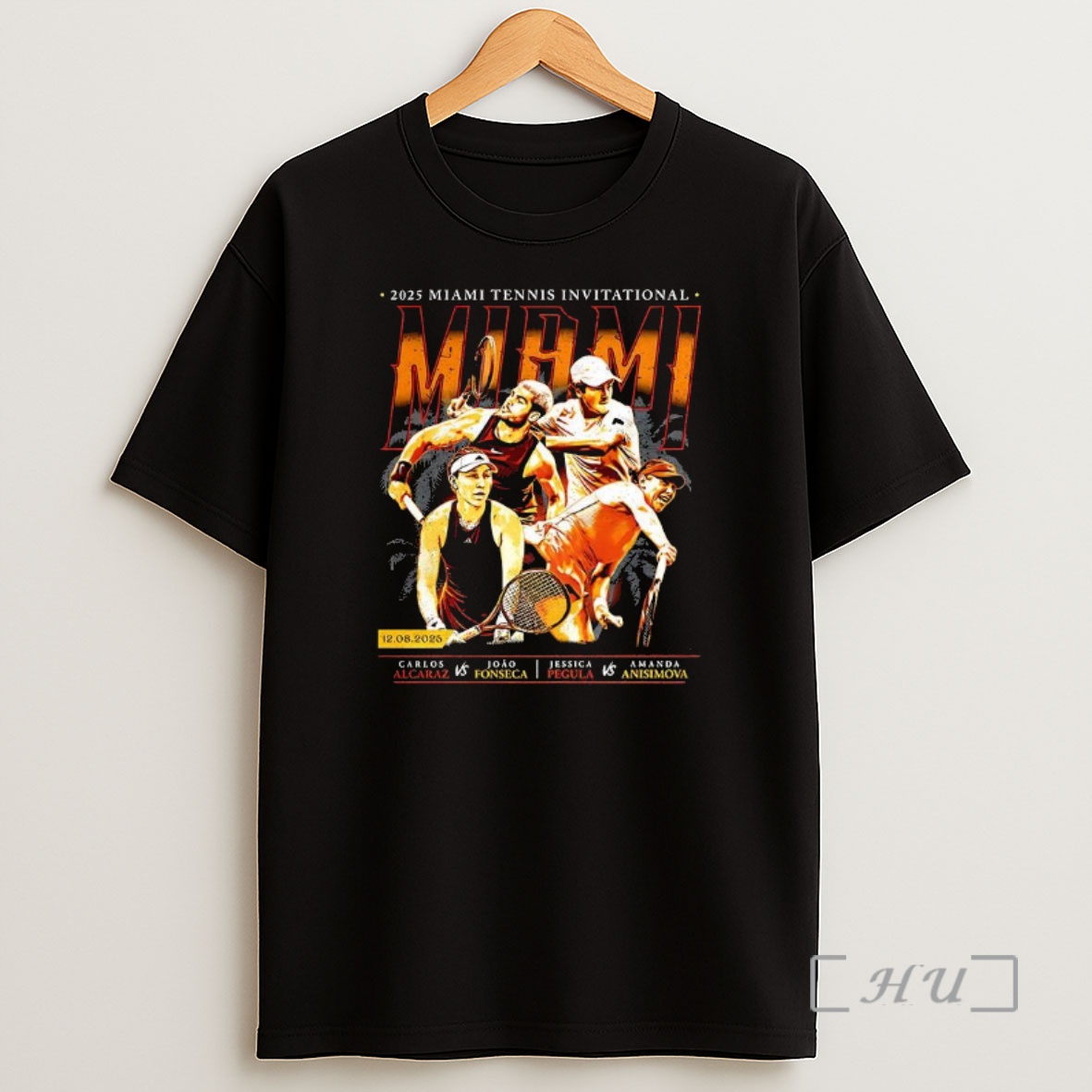 Officials Miami Tennis Invitational 2025 Alcaraz Vs Tiafoe And Anisimova Vs Pegula Premium Shirt Sweatshirt Tee