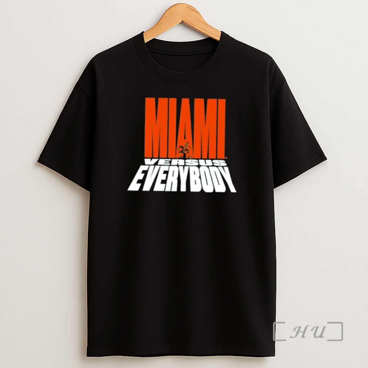 Officials Miami Vs Everybody Miami Hurricans Nfl Premium Shirt Sweatshirt Tee