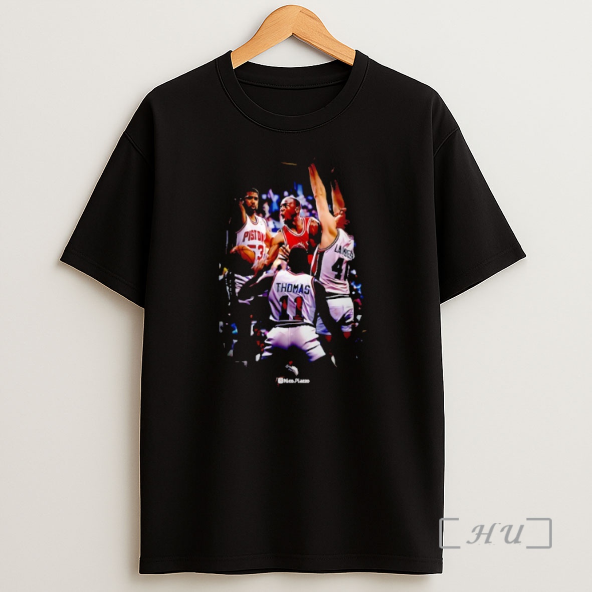 Officials Michael Jordan Chicago Bulls Vs Detroit Pistons Team Basketball Shirt Sweatshirt Tee