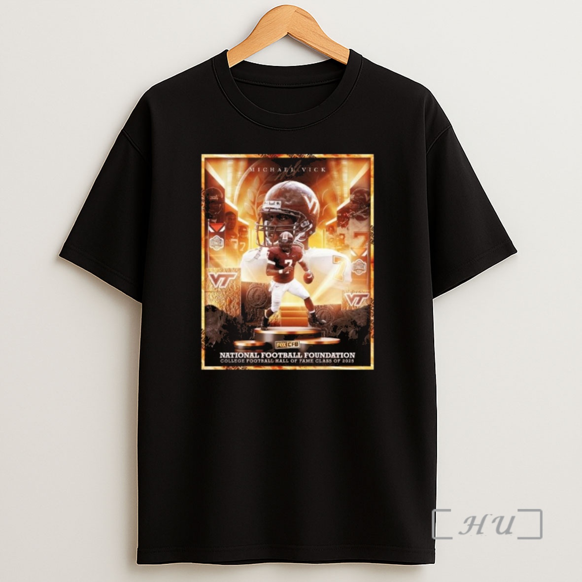 Officials Michael Vick Being Inducted Into The 2025 College Football Hall Of Fame Shirt Sweatshirt Tee
