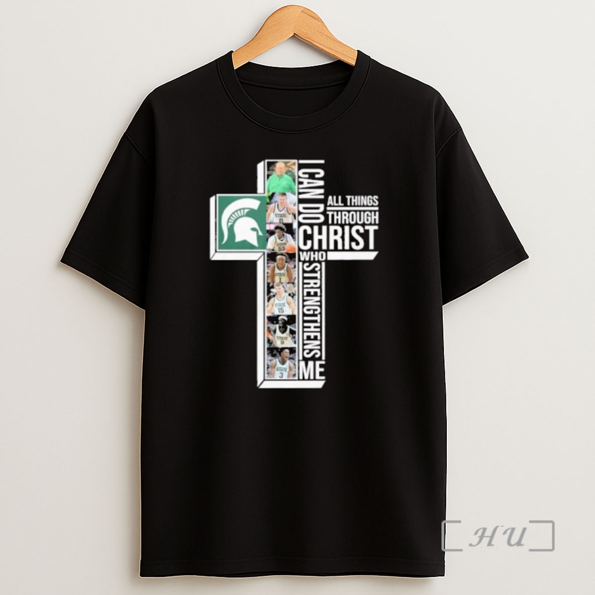 Officials Michigan State Mens Basketball I Can Do All Things Through Christ Who Strengthens Me Shirt Sweatshirt Tee