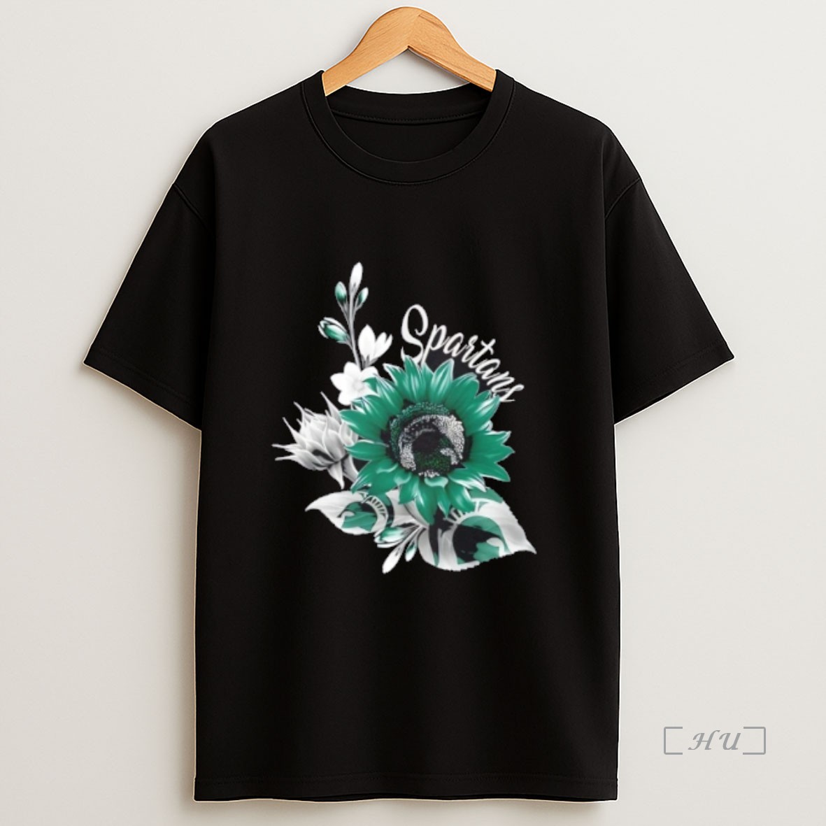 Officials Michigan State Spartans Football X Sunflower Floral Premium Shirt Sweatshirt Tee
