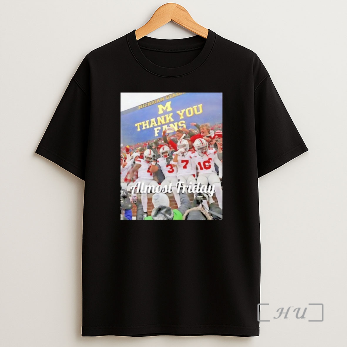 Officials Michigan Thank You Fans Ohio State Buckeyes Almost Friday Premium Shirt Sweatshirt Tee