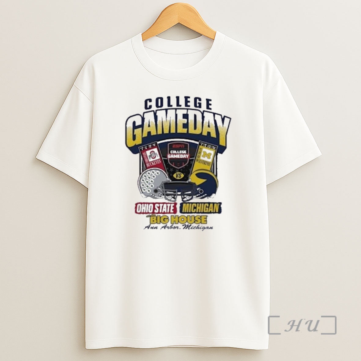 Officials Michigan Wolverines College Gameday Vs Ohio State The Big House Matchup Premium Shirt Sweatshirt Tee