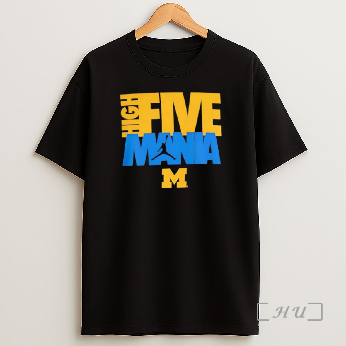 Officials Michigan Wolverines Jordan High Five Graphic Shirt Sweatshirt Tee