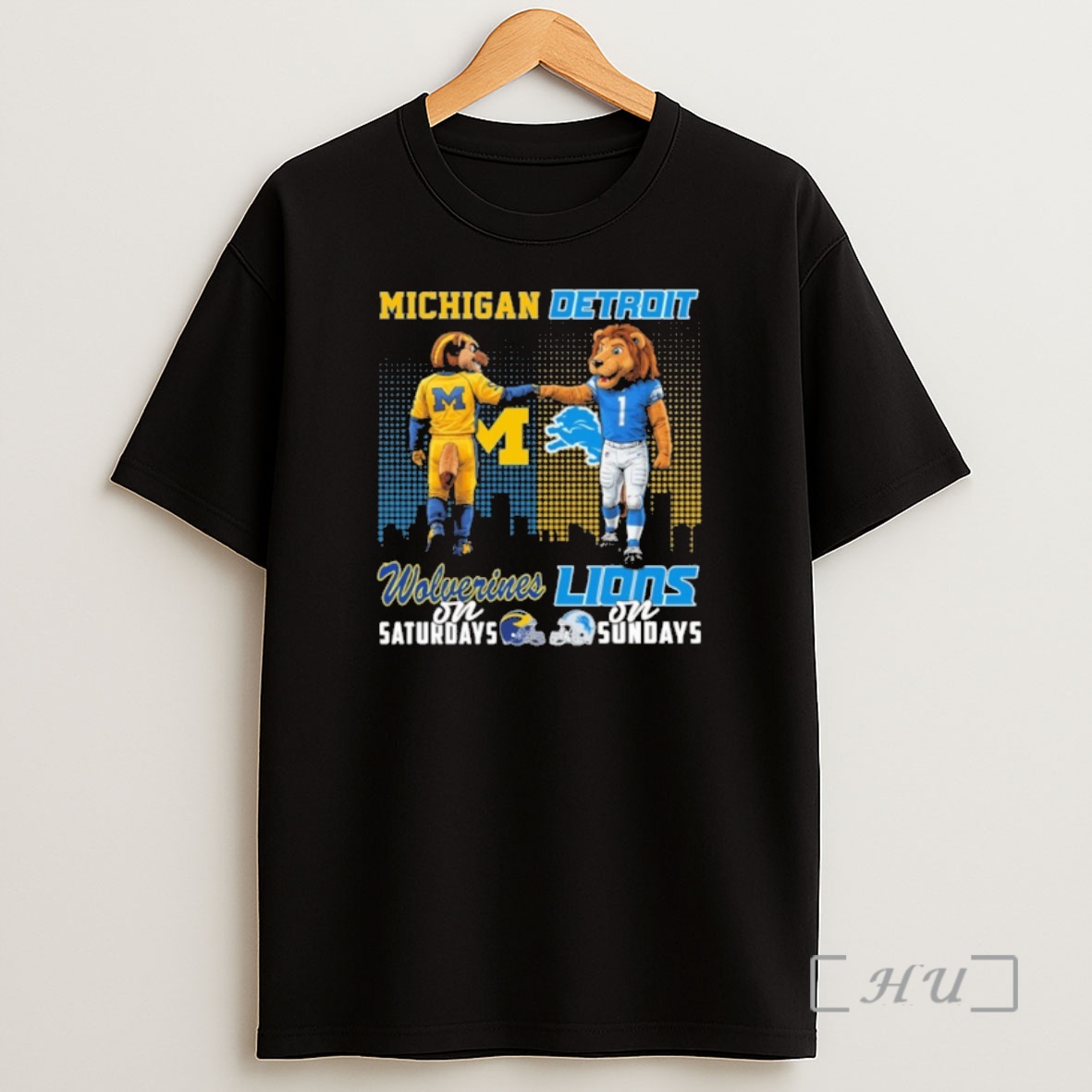 Officials Michigan Wolverines On Saturdays X Detroit Lions On Sundays City Vintage Shirt Sweatshirt Tee