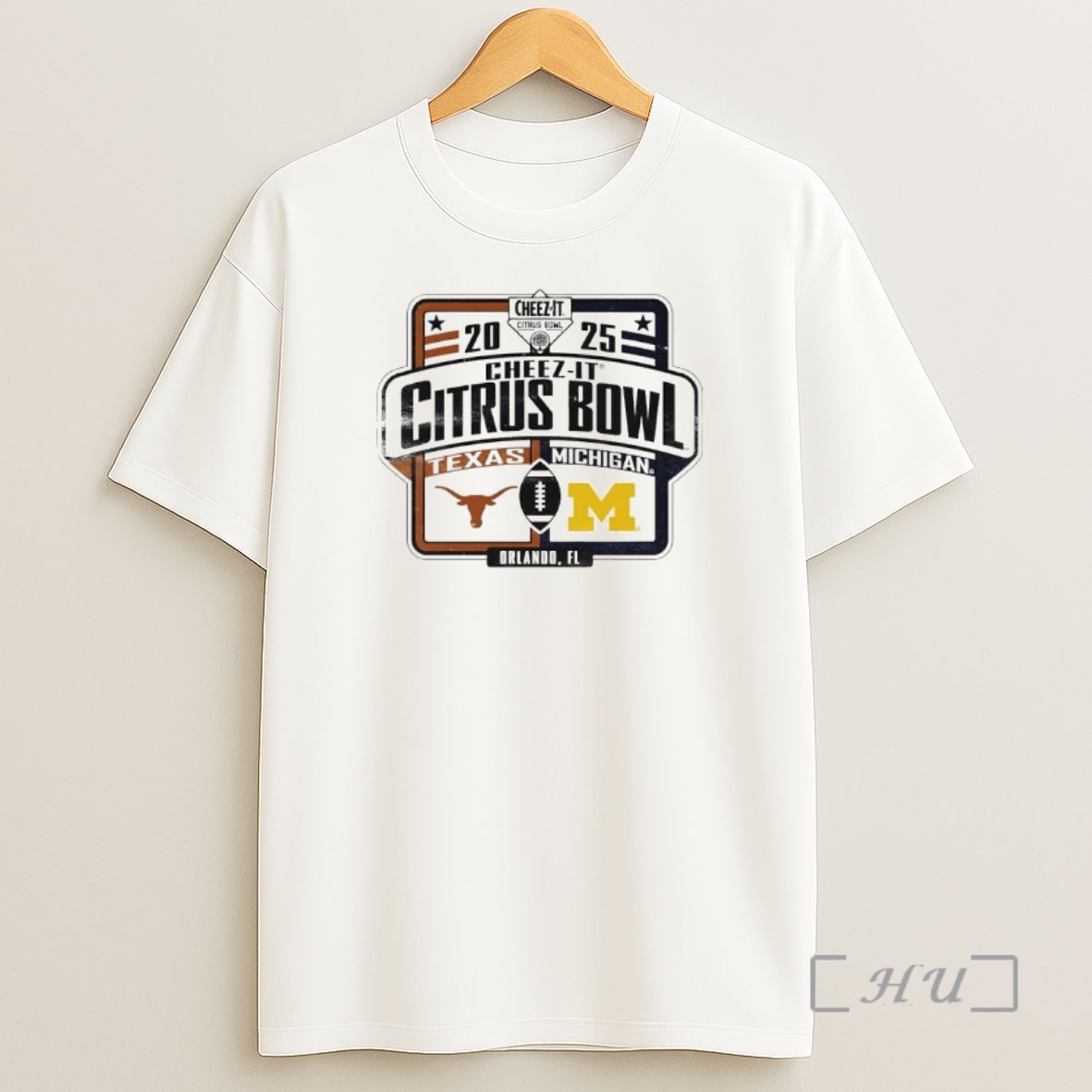 Officials Michigan Wolverines Vs Texas Longhorns 2025 Cheez It Citrus Bowl Matchup Ornaments Shirt Sweatshirt Tee