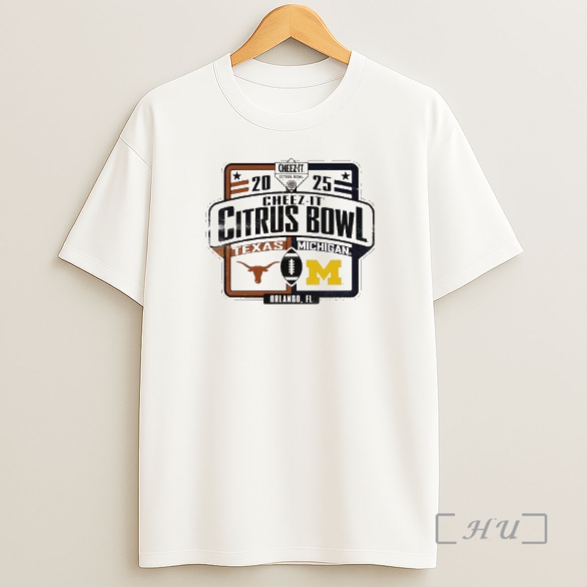 Officials Michigan Wolverines Vs Texas Longhorns 2025 Cheez It Citrus Bowl Matchup Shirt Sweatshirt Tee