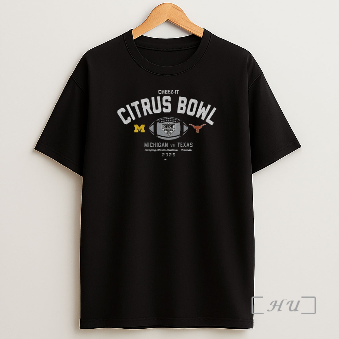 Officials Michigan Wolverines Vs Texas Longhorns Football Cheez It Citrus Bowl 2025 Logo Premium Shirt Sweatshirt Tee