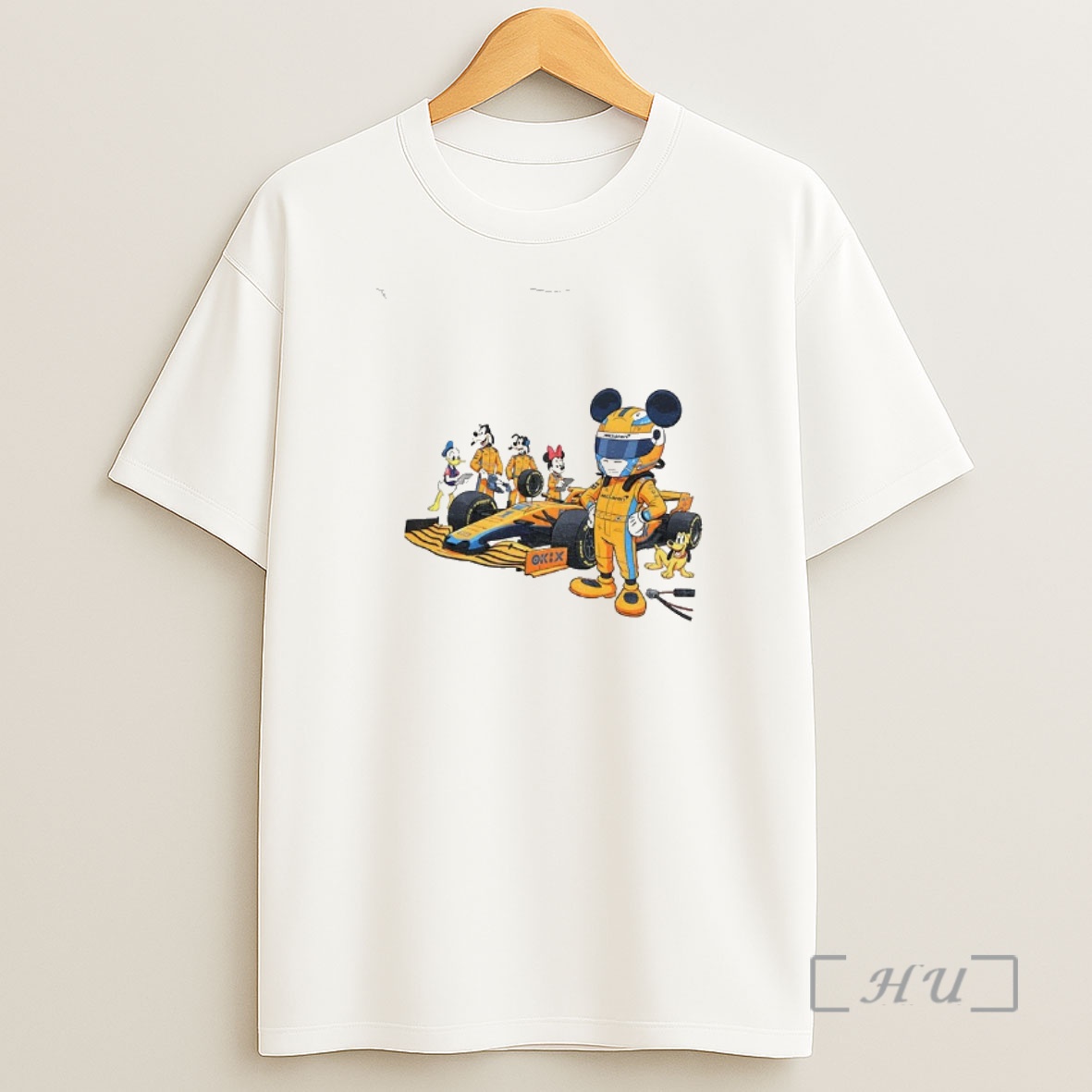 Officials Mickey And Minnie Pit Crew Mclaren Racing Disney Christmas All Characters Shirt Sweatshirt Tee