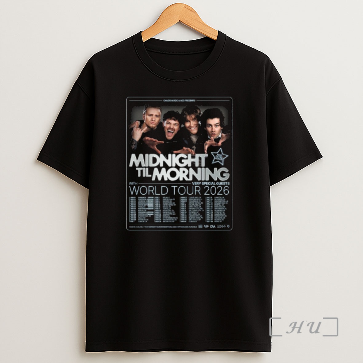 Officials Midnight Til Morning Global Tour 2026 Shirt Sweatshirt Tee