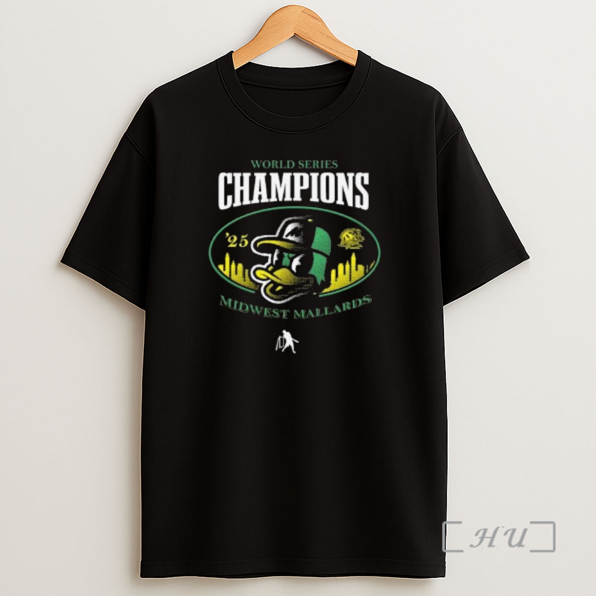 Officials Midwest Mallards 2025 World Series Champions Circle Black Premium Shirt Sweatshirt Tee