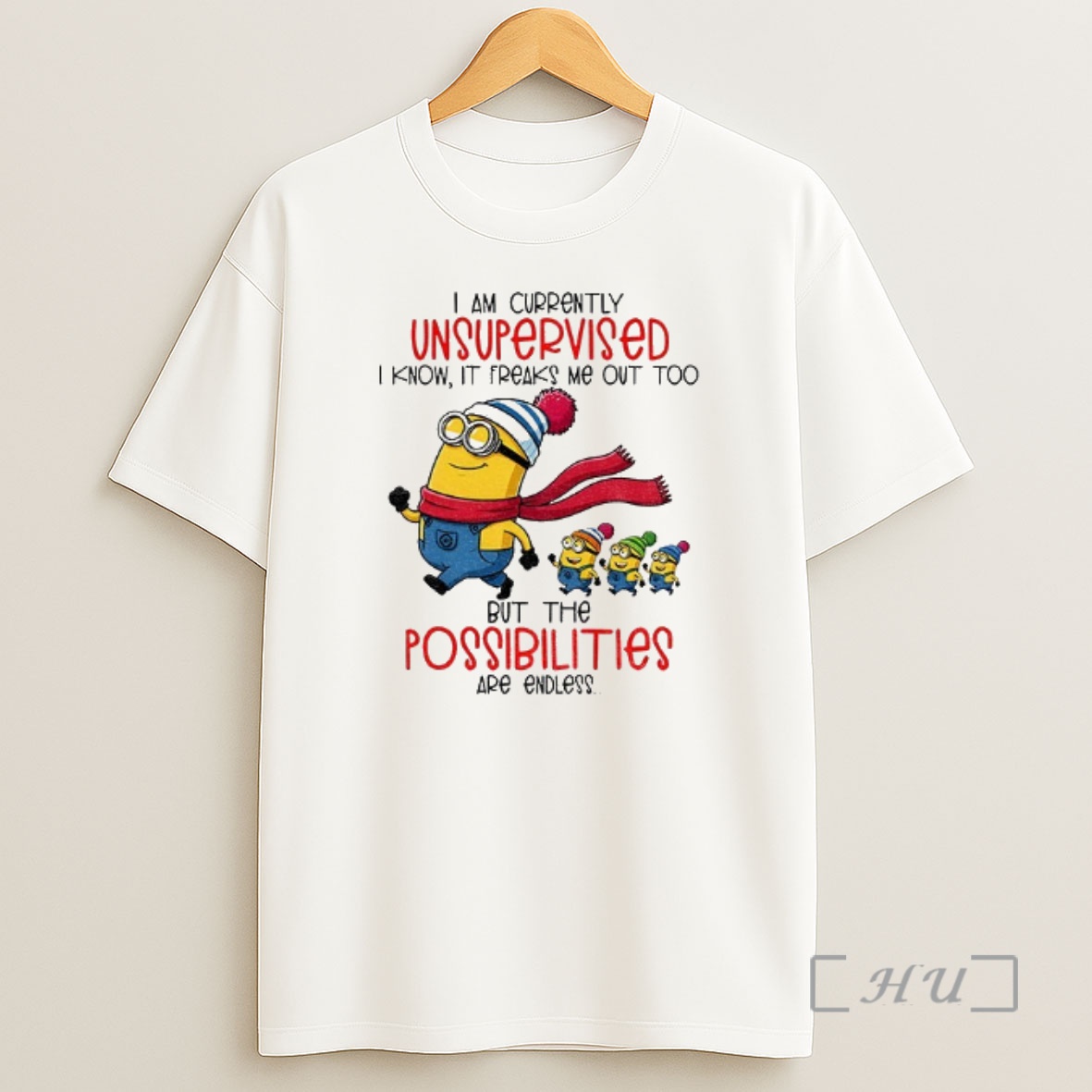 Officials Minion I Am Currently Unsupervised I Know It Freaks Me Out Too Possibilities Are Endless Christmas Shirt Sweatshirt Tee