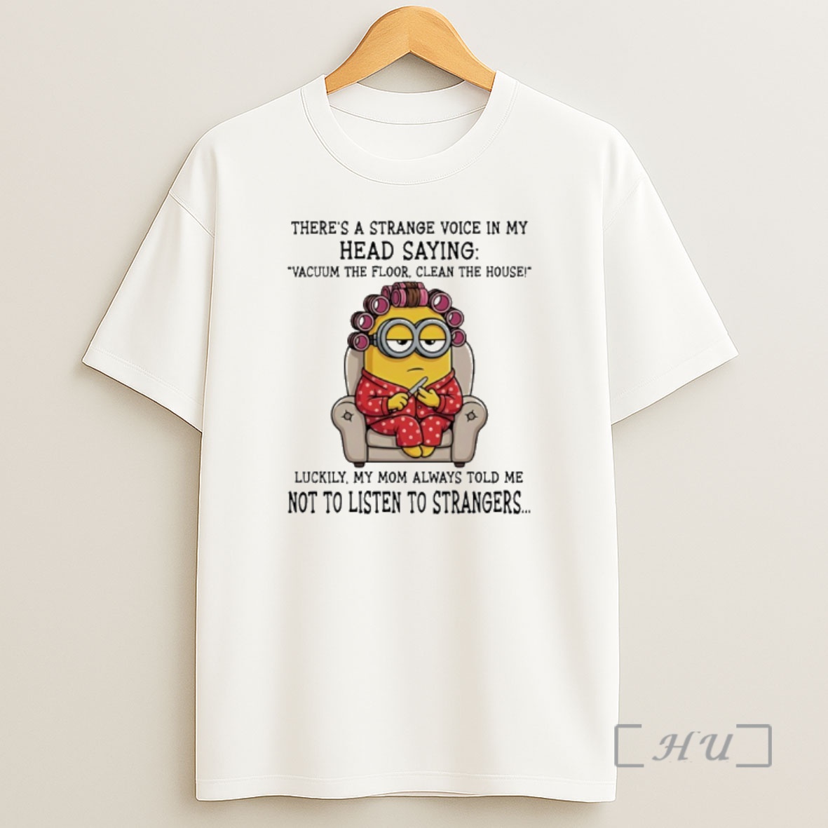 Officials Minion Theres A Strange Voice In My Head Saying Vacuum The Floor Clean The House Shirt Sweatshirt Tee