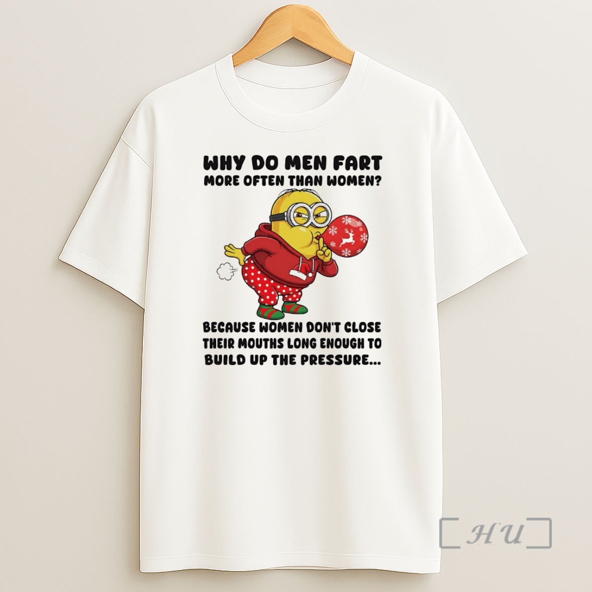 Officials Minion Why Do Men Fart More Often Than Women Christmas Premium Shirt Sweatshirt Tee