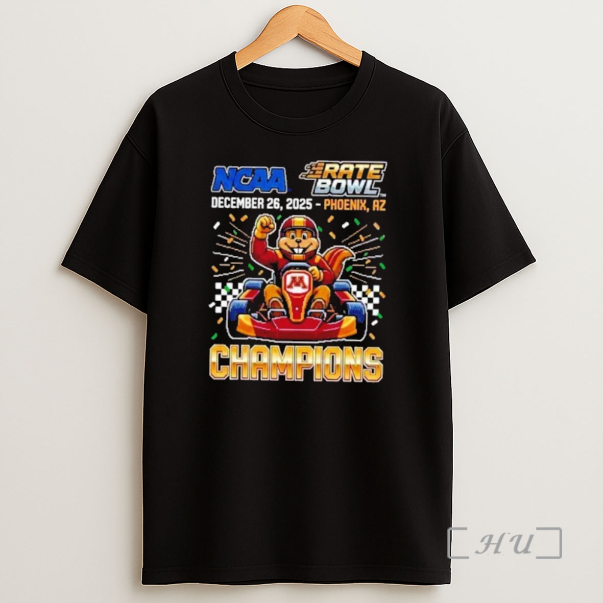 Officials Minnesota Golden Gophers 2025 Rate Bowl Champions Mario Kart Parody Shirt Sweatshirt Tee