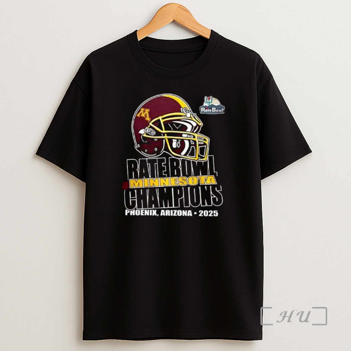 Officials Minnesota Golden Gophers Rate Bowl Champions Helmet Shirt Sweatshirt Tee