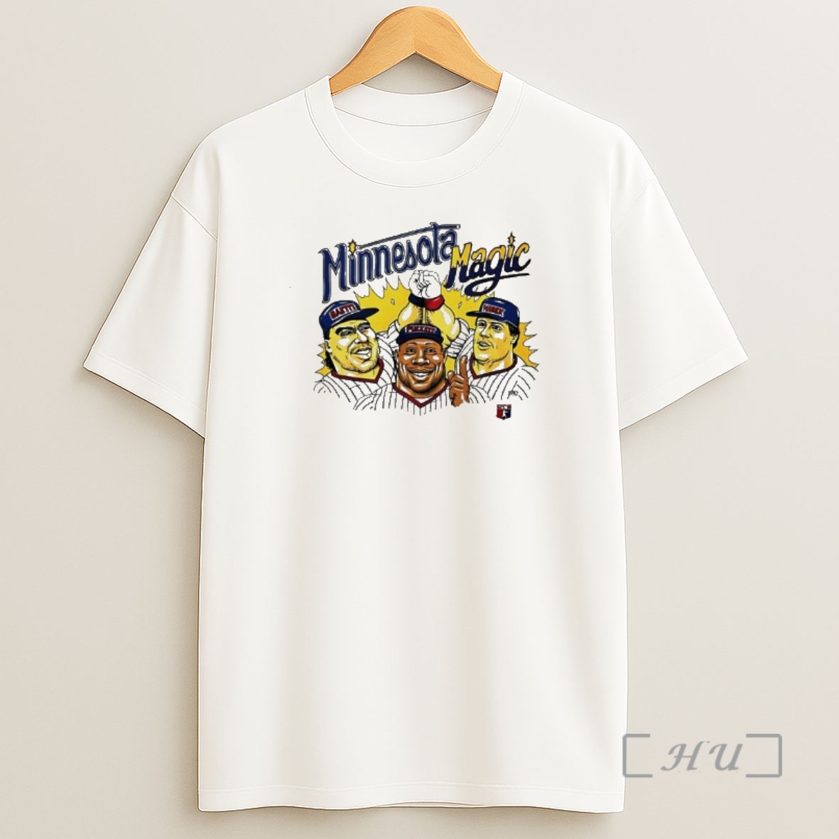 Officials Minnesota Magic Kirby Puckett Kent Hrbek Gary Gaetti Cartoon Shirt Sweatshirt Tee