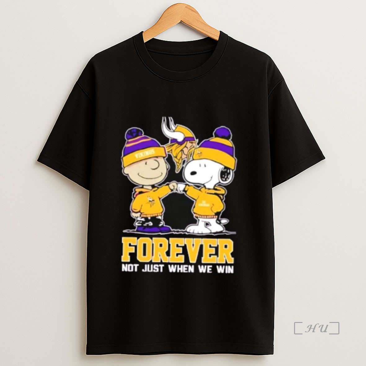 Officials Minnesota Vikings Charlie Brown And Snoopy Forever Not Just When We Win Shirt Sweatshirt Tee