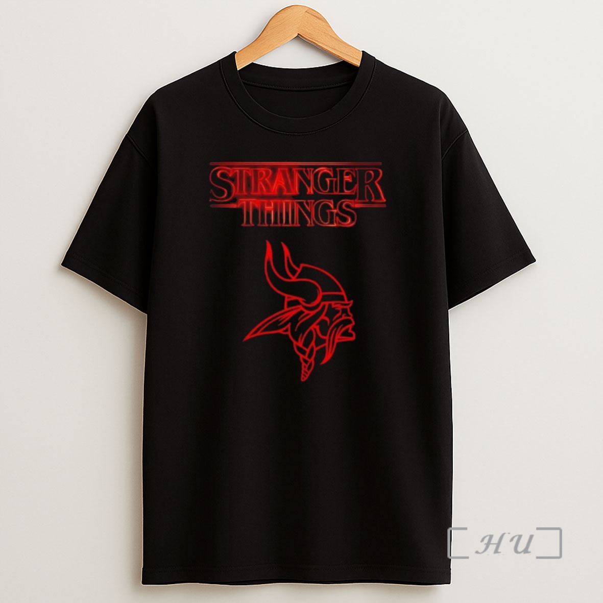 Officials Minnesota Vikings Nfl Stranger Things Logo Shirt Sweatshirt Tee