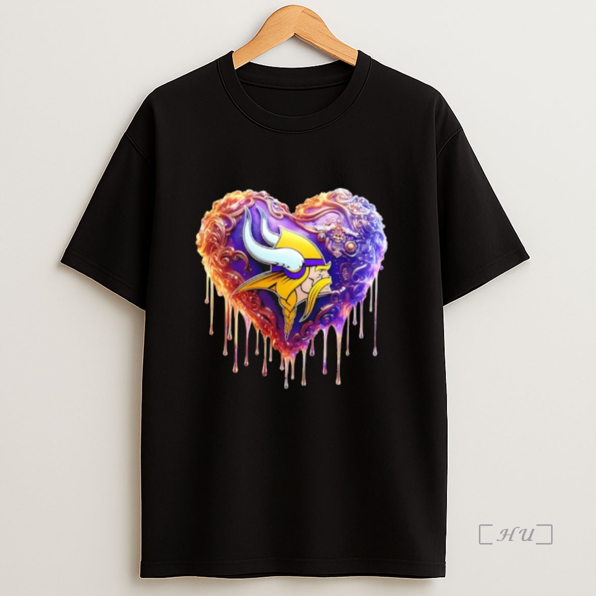 Officials Minnesota Vikings Nfl Heart Caramel Premium Shirt Sweatshirt Tee
