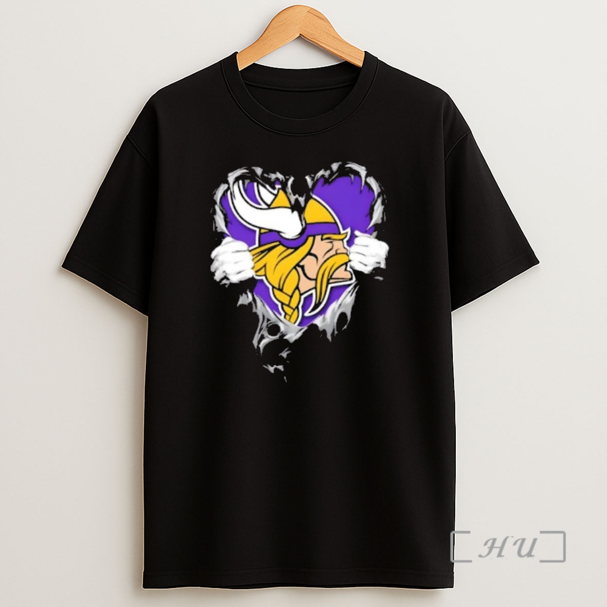 Officials Minnesota Vikings Rip The Chest Forever In My Heart Shirt Sweatshirt Tee