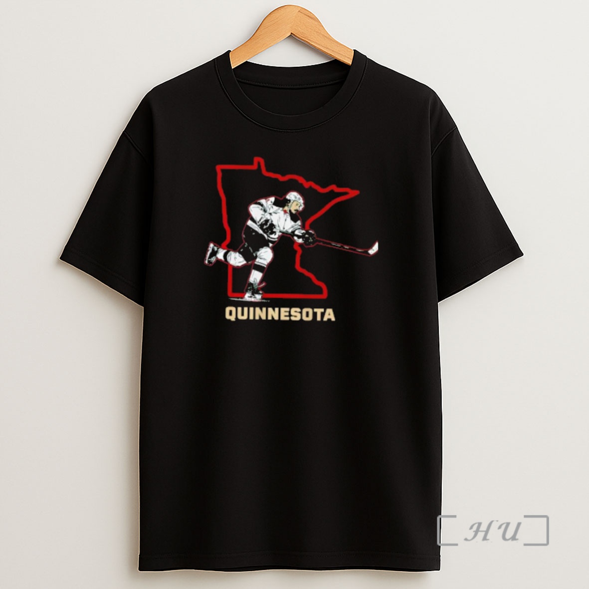 Officials Minnesota Wild Quinn Hughes Quinnesota Map Shirt Sweatshirt Tee
